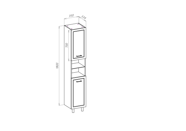 Пенал Bellezza Коралл 35 4622004710011